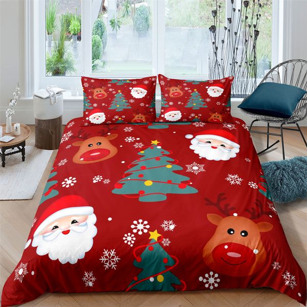 

zeimon 3d bed linen christmas santa claus digital print queen size bedding for boys duvet cover set home textile bedding