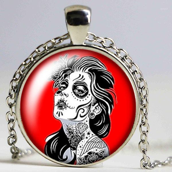 skull skullgril punk p silverbronze pendant necklace 25mm glass cabochon girl jewelry birthday1, Silver
skull skullgril punk p silverbronze pendant necklace 25mm glass cabochon girl jewelry birthday1, Silver