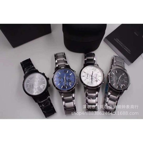 ajimani six needle men's watch three multifunctional eyes steel belt quartz waterproof watch ar2434 ar2453, Slivery;brown
ajimani six needle men's watch three multifunctional eyes steel belt quartz waterproof watch ar2434 ar2453, Slivery;brown