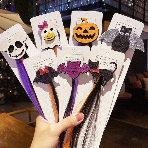 cute halloween bat pumpkin wig hair clips masquerade party hairpin kids hair braided barrettes girls grip cosplay accessories, Slivery;white
cute halloween bat pumpkin wig hair clips masquerade party hairpin kids hair braided barrettes girls grip cosplay accessories, Slivery;white