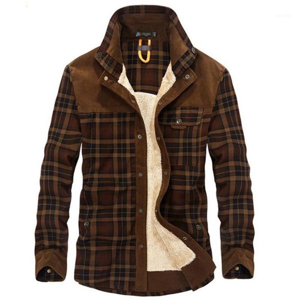 shirt men winter 100% cotton liner fleece casual shirts mens thick wool long sleeve plaid shirt shirts coat camisas1, White;black
shirt men winter 100% cotton liner fleece casual shirts mens thick wool long sleeve plaid shirt shirts coat camisas1, White;black