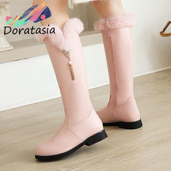boots brand chic fashion leisure chunky heels rivets zipper snow boot girls keep warm russia winter shoes women, Black
boots brand chic fashion leisure chunky heels rivets zipper snow boot girls keep warm russia winter shoes women, Black