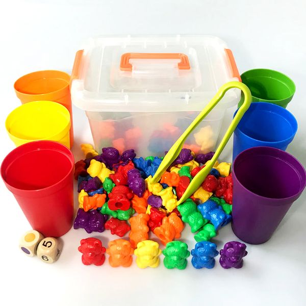 children's sensory montessori counting bears sorting cups math toys matching game early learning educational for kids gift
children's sensory montessori counting bears sorting cups math toys matching game early learning educational for kids gift