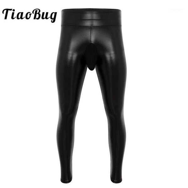 tiaobug men black wetlook pu leather trouser thin velvet lining bulge pouch leggings gym slim fit long pants men gay tights1
tiaobug men black wetlook pu leather trouser thin velvet lining bulge pouch leggings gym slim fit long pants men gay tights1