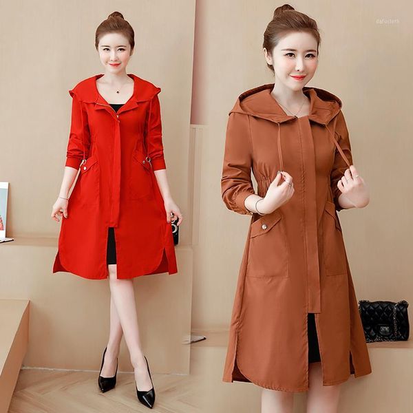 mujer trench coat loose long-sleeved autumn korean style slim temperame women's plus size casual popular ladies windbreaker z3941, Tan;black
mujer trench coat loose long-sleeved autumn korean style slim temperame women's plus size casual popular ladies windbreaker z3941, Tan;black