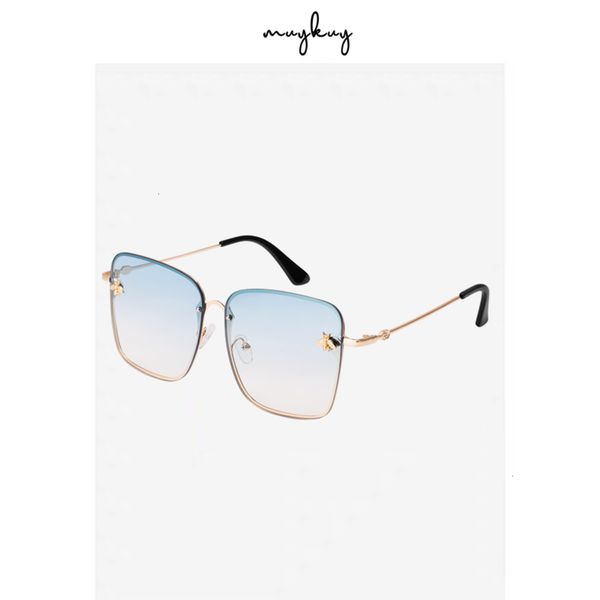 fashion mk2020 little bee colorful decoration box women's sunglasses send protective glasses to prevent droplets, White;black
fashion mk2020 little bee colorful decoration box women's sunglasses send protective glasses to prevent droplets, White;black