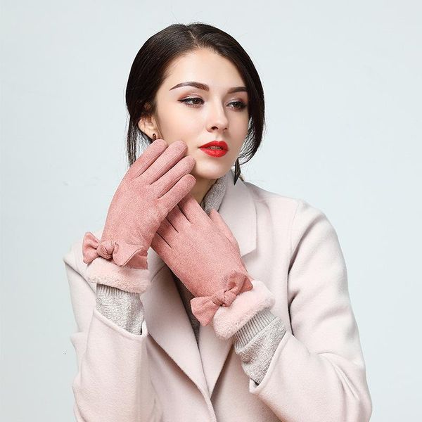 women' winter warm gloves suede padded fleece windproof cold-proof touch screen pink gloves leather fingerless, Blue;gray
women' winter warm gloves suede padded fleece windproof cold-proof touch screen pink gloves leather fingerless, Blue;gray