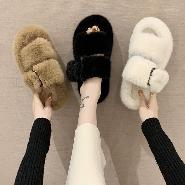 flat shoes female ladies' slippers flock luxury slides winter footwear fur flip flops low slipers women designer massage plush1, Black
flat shoes female ladies' slippers flock luxury slides winter footwear fur flip flops low slipers women designer massage plush1, Black