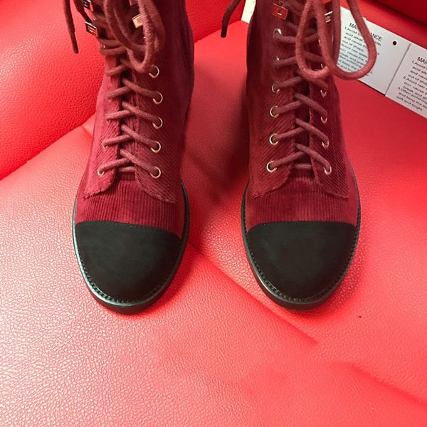 2020 british style women' chánél autumn and winter luxury all-match warm velvet mid-boots with ing, Black;grey
2020 british style women' chánél autumn and winter luxury all-match warm velvet mid-boots with ing, Black;grey