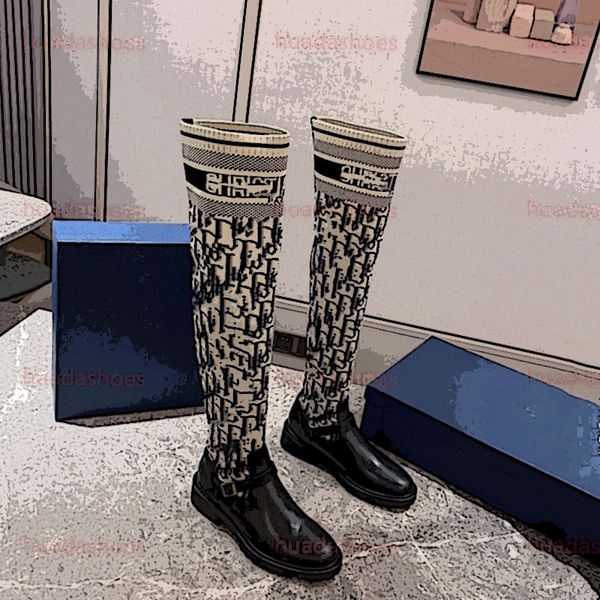 2020 winter woman knee boots leather boots women martin boots leather lace-up letters knit elastic ankle outdoor boot, Black
2020 winter woman knee boots leather boots women martin boots leather lace-up letters knit elastic ankle outdoor boot, Black