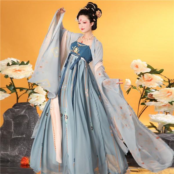women hanfu traditional chinese clothing festival outfit fairy embroidery ancient folk stage performance dance costumes, Black;red
women hanfu traditional chinese clothing festival outfit fairy embroidery ancient folk stage performance dance costumes, Black;red