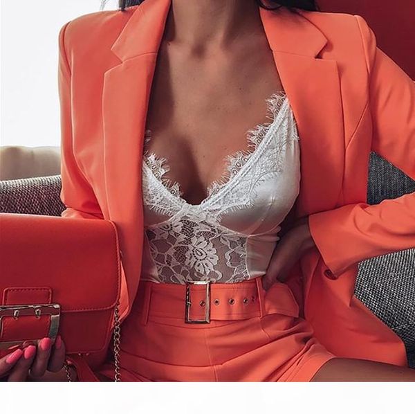 2 piece set casual women clothes office lady and shorts suit up 2 piece set outfits suit v neck blazer set, White;black
2 piece set casual women clothes office lady and shorts suit up 2 piece set outfits suit v neck blazer set, White;black