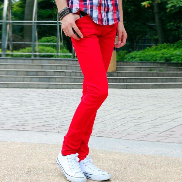 men's jeans wholesale 2021 fashion spring autumn casual show thin skinny men hip hop red pencil pants elastic foot trousers, Blue
men's jeans wholesale 2021 fashion spring autumn casual show thin skinny men hip hop red pencil pants elastic foot trousers, Blue