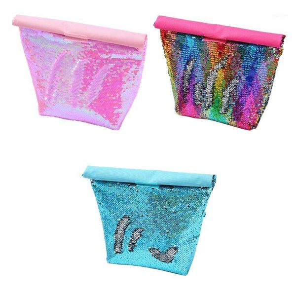 bag organizer portable sequin thermal insulated lunch container picnic tote storage pouch1, Blue;pink
bag organizer portable sequin thermal insulated lunch container picnic tote storage pouch1, Blue;pink