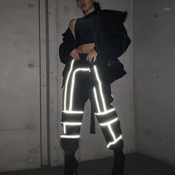 women's selling reflective stitching pant casual overalls female outdoor mid elastic waist sport sweatpants for 20201, Black;blue
women's selling reflective stitching pant casual overalls female outdoor mid elastic waist sport sweatpants for 20201, Black;blue