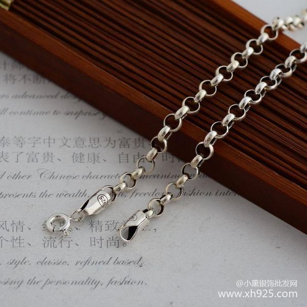 kjjeaxcmy fine jewelry 925 sterling silver circular chain sweater chain diameter 4mm necklace (chang50-85cm) with ch
kjjeaxcmy fine jewelry 925 sterling silver circular chain sweater chain diameter 4mm necklace (chang50-85cm) with ch
