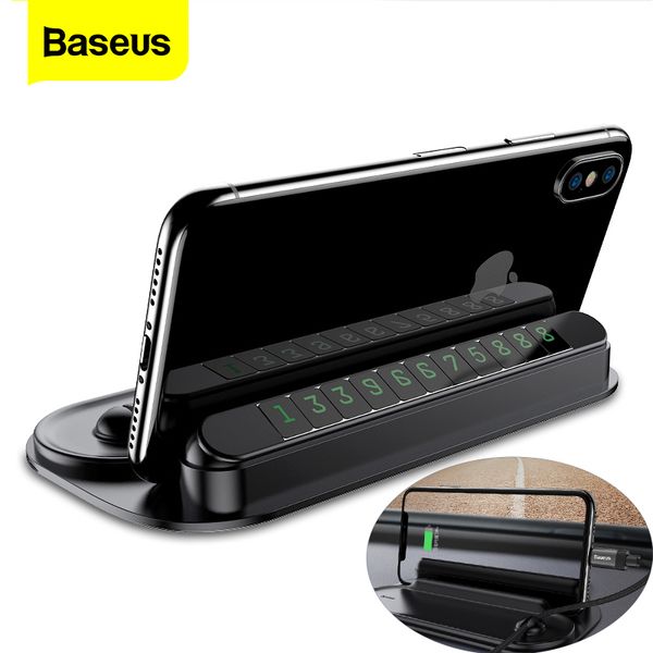 baseus holder with cable winder temporary car packing night light number card notification cell phone stand
baseus holder with cable winder temporary car packing night light number card notification cell phone stand