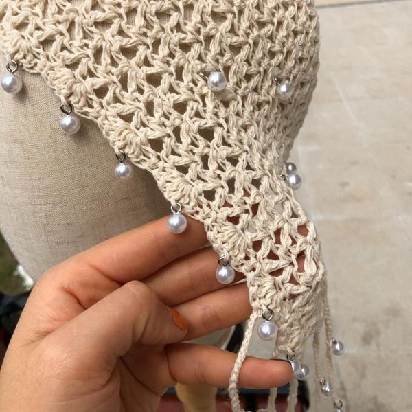 wide brim hats 202105- yc2108 pearl fringe retro fairy hand crochet leisure lady bucket cap women fishermen hat, Blue;gray
wide brim hats 202105- yc2108 pearl fringe retro fairy hand crochet leisure lady bucket cap women fishermen hat, Blue;gray