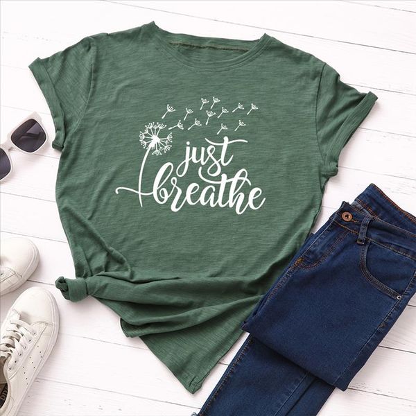 korea white letter print tshirt harajuku just breathe dandelion women t shirt large size cotton basic tee shirt loose lady
korea white letter print tshirt harajuku just breathe dandelion women t shirt large size cotton basic tee shirt loose lady