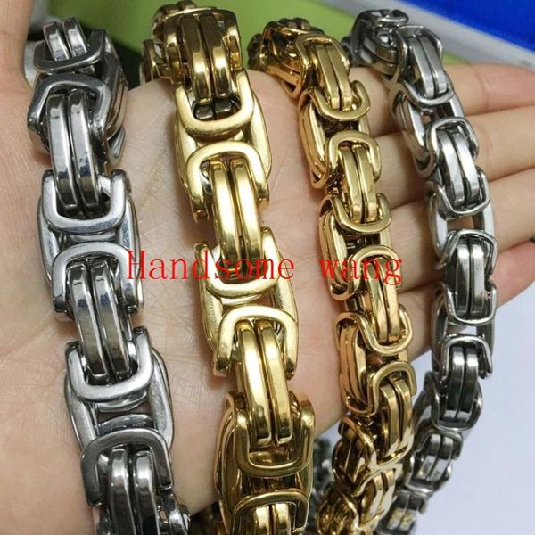 chains 7"-40" 12/15mm cool 316l stainless steel silver color gold byzantine chain men's necklace&bracelet bangle jewelry
chains 7"-40" 12/15mm cool 316l stainless steel silver color gold byzantine chain men's necklace&bracelet bangle jewelry