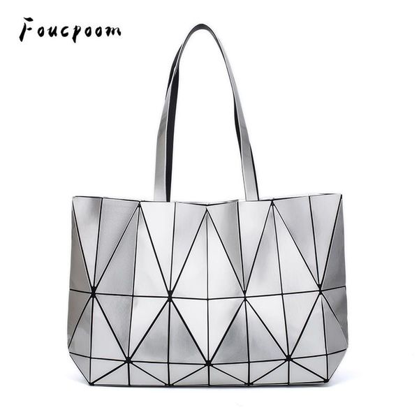 new fashion bags women handbag geometry totes sequins pu folding female shoulder bags for girls luminous hologram bolso
new fashion bags women handbag geometry totes sequins pu folding female shoulder bags for girls luminous hologram bolso