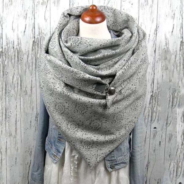 button scarf wild thick simple warm shawl fashion printing scarf b7c1, Blue;gray
button scarf wild thick simple warm shawl fashion printing scarf b7c1, Blue;gray