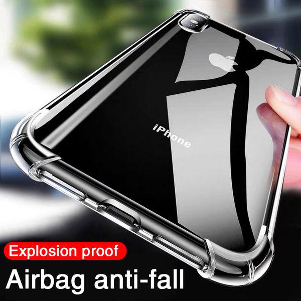 luxury shockproof silicone phone case for iphone x xr xs 11 12 pro max 7 8 6 6s plus xr 11case transparent protection back cover
luxury shockproof silicone phone case for iphone x xr xs 11 12 pro max 7 8 6 6s plus xr 11case transparent protection back cover