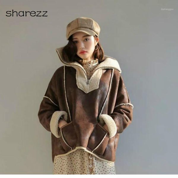 2019 winter jacket women lapel coat lamb fur suede fur coat double-faced leather sheep hood thick warm streetwear1, Black;brown
2019 winter jacket women lapel coat lamb fur suede fur coat double-faced leather sheep hood thick warm streetwear1, Black;brown