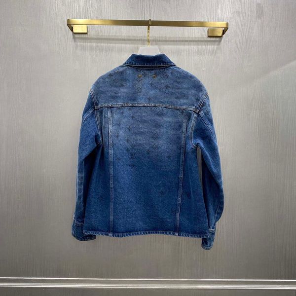 women denim jacket fashion designer jacket label neck with flower print pattern jean coat long sleeve mens clothing s m, Black;brown
women denim jacket fashion designer jacket label neck with flower print pattern jean coat long sleeve mens clothing s m, Black;brown