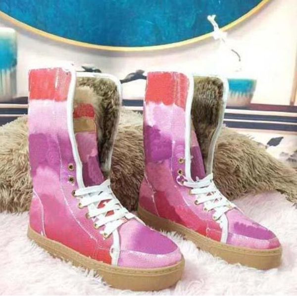2020 women boots winter snow real slides leather waterproof winter warm knee high boots fashion women shoes, Black
2020 women boots winter snow real slides leather waterproof winter warm knee high boots fashion women shoes, Black