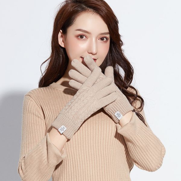 new knitted gloves ladies autumn winter outdoor travel double thick windproof plus velvet warm touch screen, Blue;gray
new knitted gloves ladies autumn winter outdoor travel double thick windproof plus velvet warm touch screen, Blue;gray