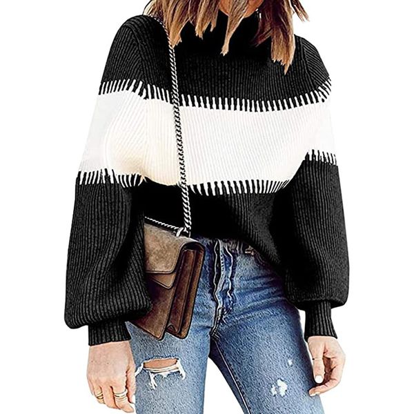 2021 new turtleneck sweater women autumn winter warm soft office long sleeve knitted pullover fashion slim jumper femme sweaters fv6o, White;black
2021 new turtleneck sweater women autumn winter warm soft office long sleeve knitted pullover fashion slim jumper femme sweaters fv6o, White;black