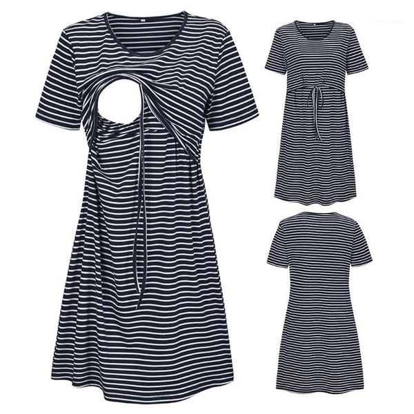 maternity dresses breastfeeding women short sleeve striped mothers nursing dress for vestido de maternidad1, White
maternity dresses breastfeeding women short sleeve striped mothers nursing dress for vestido de maternidad1, White