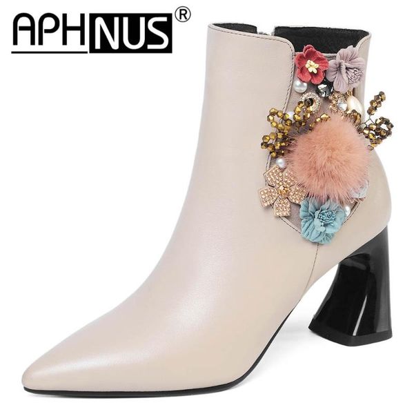 aphnus женщин сапоги из натуральной кожи аппликация короткие лодыжки пинетки mid высокие каблуки насосы цветы женщина 2020 обувь для женщин, Black
aphnus женщин сапоги из натуральной кожи аппликация короткие лодыжки пинетки mid высокие каблуки насосы цветы женщина 2020 обувь для женщин, Black