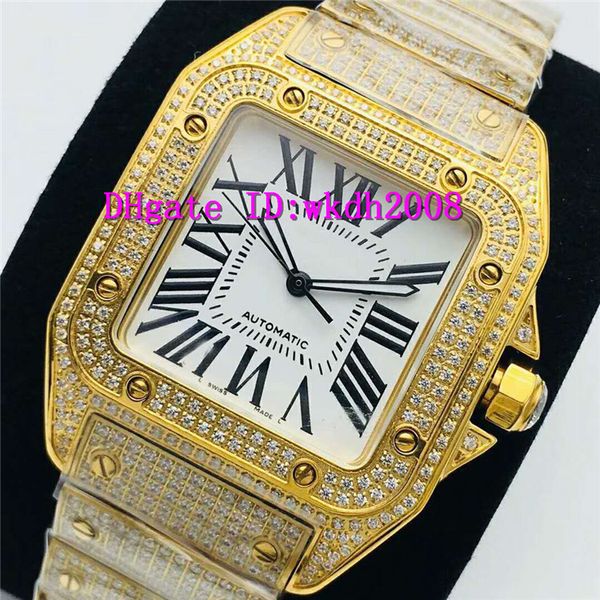 eg full diamond wristwatch eta 2824 automatic mechanical designer watches 28800 vph stainless steel 18k gold mens watch sapphire waterproof, Slivery;brown
eg full diamond wristwatch eta 2824 automatic mechanical designer watches 28800 vph stainless steel 18k gold mens watch sapphire waterproof, Slivery;brown