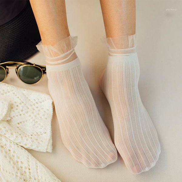 new summer velvet striped socks transparent lace socks for women lady ultra-thin long ankle female dress hosiery1, Black;white
new summer velvet striped socks transparent lace socks for women lady ultra-thin long ankle female dress hosiery1, Black;white