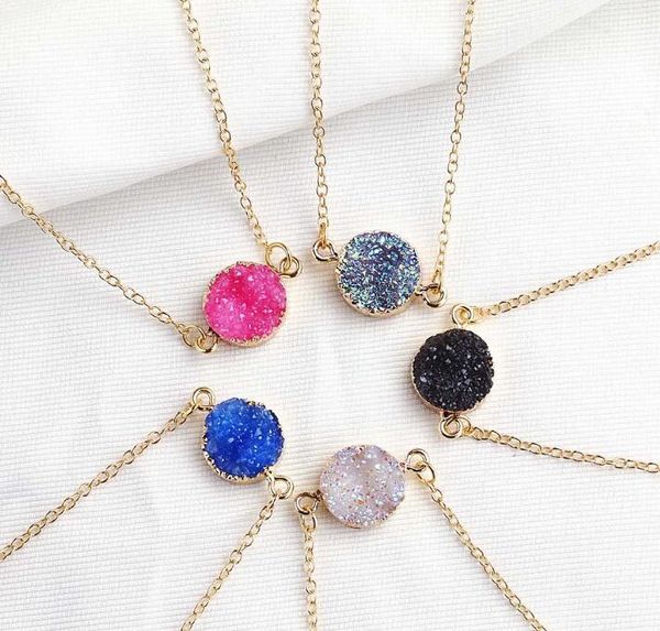 new design resin stone druzy necklaces 5 colors gold plated geometry stone pendant necklace for elegant women girls fashion jewelry gd843, Golden;silver
new design resin stone druzy necklaces 5 colors gold plated geometry stone pendant necklace for elegant women girls fashion jewelry gd843, Golden;silver