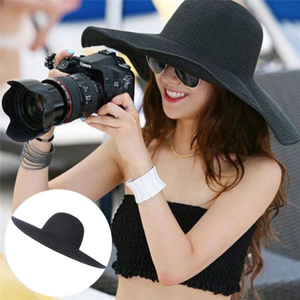 wide brim hats women summer for chapeau femme sun hat beach straw large black ribbon bow visor bone female cap, Blue;gray
wide brim hats women summer for chapeau femme sun hat beach straw large black ribbon bow visor bone female cap, Blue;gray