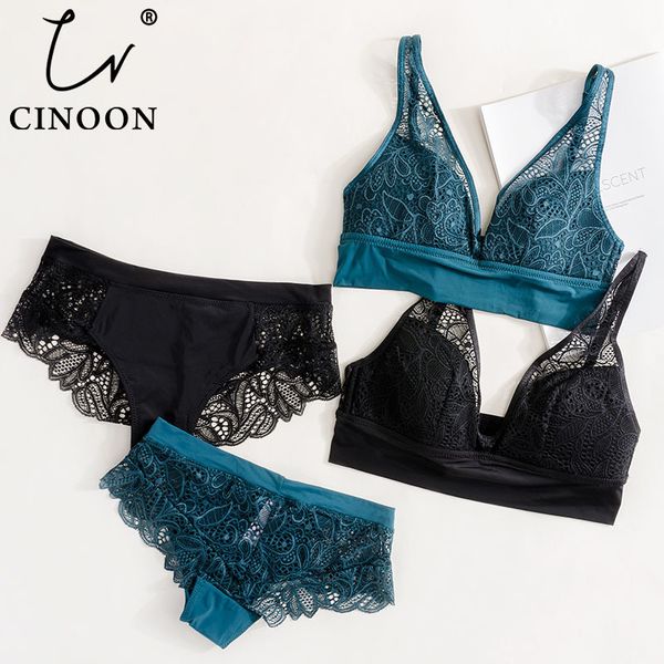 cinoon 2019 fashion lingerie lace embroidery wireless bras for women push up underwear bra and panty set y200708, Red;black
cinoon 2019 fashion lingerie lace embroidery wireless bras for women push up underwear bra and panty set y200708, Red;black