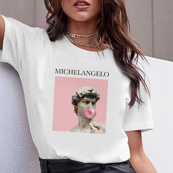 women tshirts print clothes tshirt summer casual female vintage pink man painting t-shirt woman tee ladies short sleeve t top, White
women tshirts print clothes tshirt summer casual female vintage pink man painting t-shirt woman tee ladies short sleeve t top, White