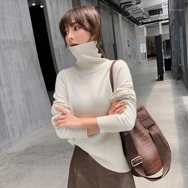 19 autumn and winter new high-neck cashmere sweater loose wool sweater high collar thick bottoming short ladies1, White;black
19 autumn and winter new high-neck cashmere sweater loose wool sweater high collar thick bottoming short ladies1, White;black
