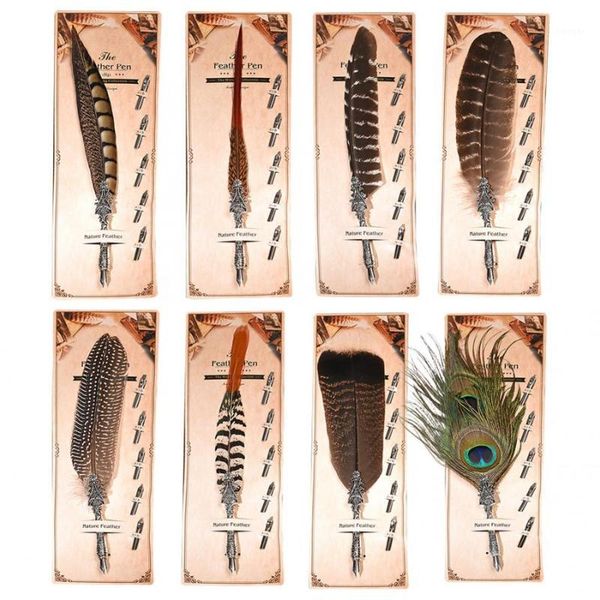 classical vintage feather fountain pen calligraphy quill dip pen home decor gift 20191
classical vintage feather fountain pen calligraphy quill dip pen home decor gift 20191