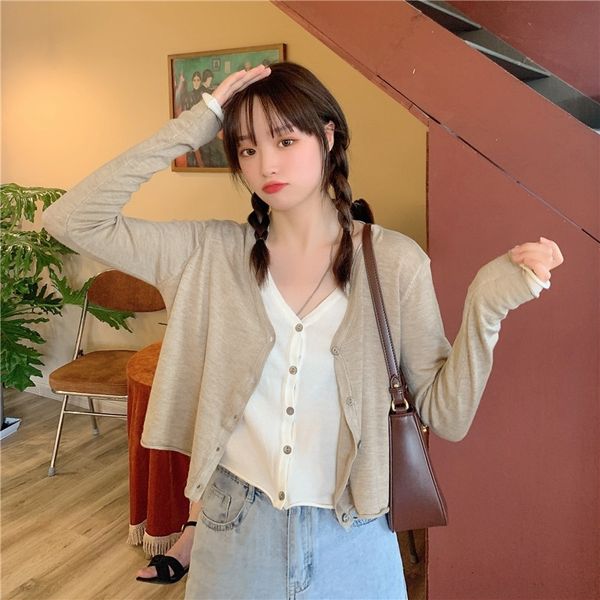 3jygl internet celebrity high waist short otuo coatnavel women's cardigan women's autumn fake two-piece stitching knitted ins tren, White;black
3jygl internet celebrity high waist short otuo coatnavel women's cardigan women's autumn fake two-piece stitching knitted ins tren, White;black