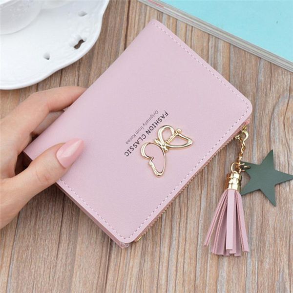 2020women's wallets small mini safe money bag female short butterfly fringed zipper purse holder coin purse carteira
2020women's wallets small mini safe money bag female short butterfly fringed zipper purse holder coin purse carteira