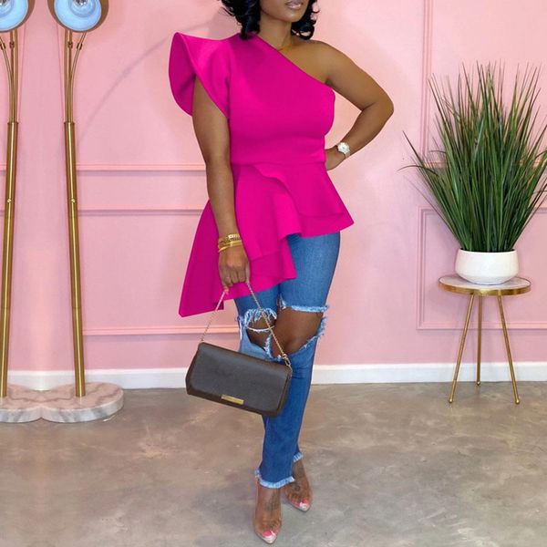 one shoulder blouse high waist rose red long shirts female elegant party dinner club blouse shirts 2020 african, White
one shoulder blouse high waist rose red long shirts female elegant party dinner club blouse shirts 2020 african, White