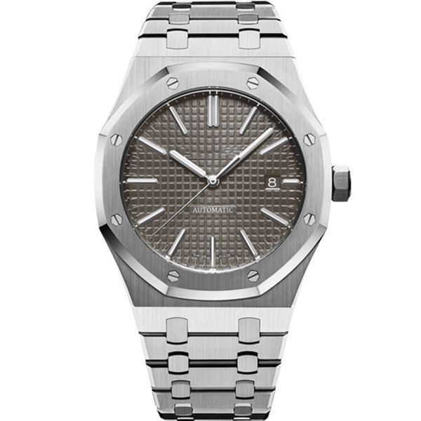 full men automatic mechanical quality 41mm strap glass wristwatches gray watches mens steel sapphire watch stainless fbxse, Slivery;brown
full men automatic mechanical quality 41mm strap glass wristwatches gray watches mens steel sapphire watch stainless fbxse, Slivery;brown