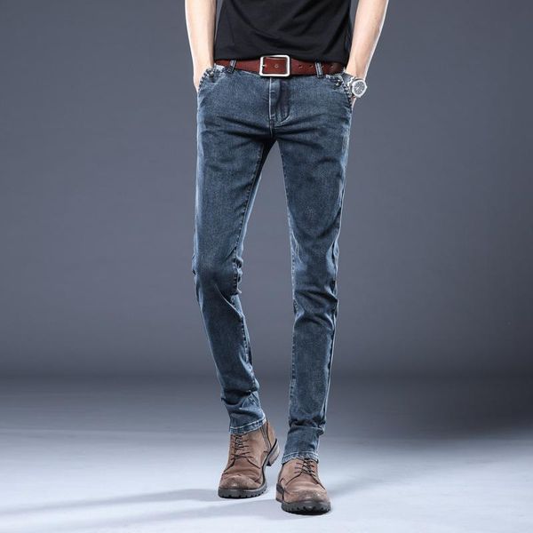 korean style fashion men jeans retro blue elastic casual denim pencil pants homme streetwear stretch designer skinny trousers
korean style fashion men jeans retro blue elastic casual denim pencil pants homme streetwear stretch designer skinny trousers