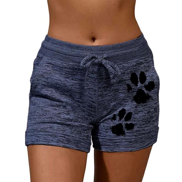 new summer fast drying drawstring cat paw print shorts lace up high waist elastic cotton short women beach casual sport shorts, White;black
new summer fast drying drawstring cat paw print shorts lace up high waist elastic cotton short women beach casual sport shorts, White;black