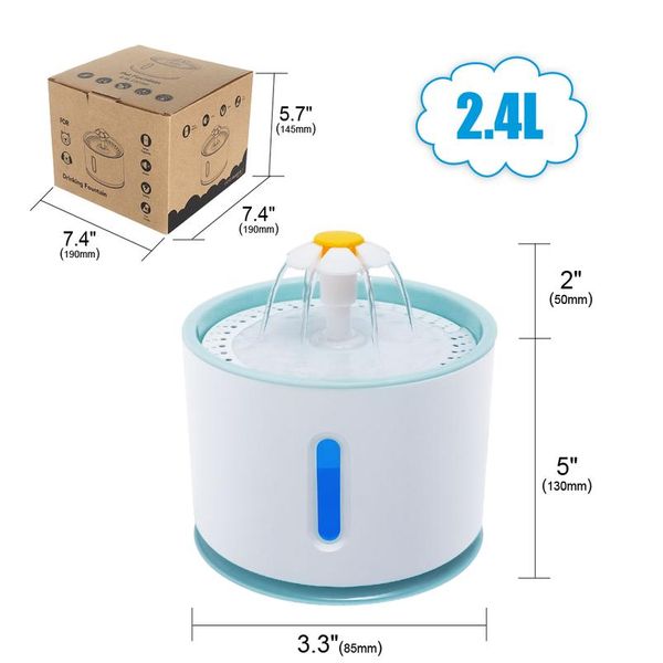 2.4l matic cat water fountain electric led mute fireder feiter dog cat water photing fountain bowl usb pet water d wmtlkj
2.4l matic cat water fountain electric led mute fireder feiter dog cat water photing fountain bowl usb pet water d wmtlkj