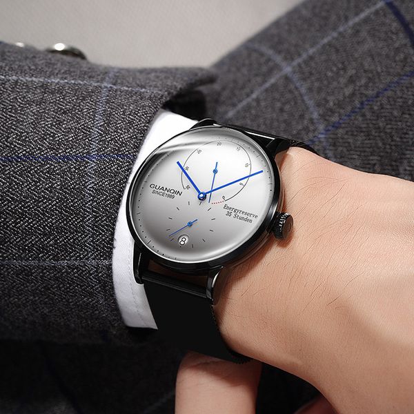 guanqin mechanical watch men business fashion automatic watches 316l stainless steel brand luxury luminous wristwatch clock q1219, Slivery;brown
guanqin mechanical watch men business fashion automatic watches 316l stainless steel brand luxury luminous wristwatch clock q1219, Slivery;brown
